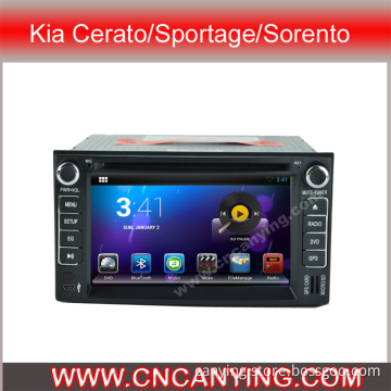 Car DVD Player for Pure Android 4.2.2 Car DVD Player with A9 CPU Capacitive Touch Screen GPS Bluetooth for KIA Cerato/Sportage/Sorento/Spectra (Ad-7678
